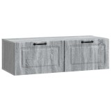 vidaXL Oglindă TV montată pe perete Sonoma gri 98 x 41 x 30 cm 899381
