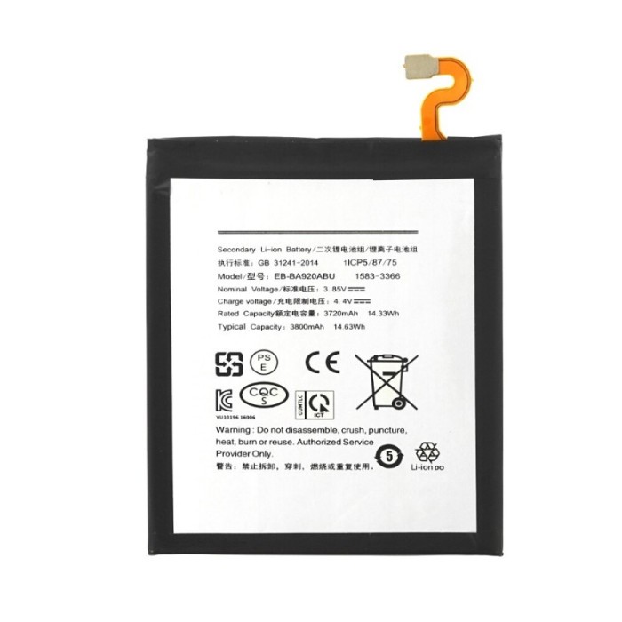 Acumulator pentru Samsung Galaxy A9 (2018) / SM-A920, model EB-BA920ABU, 3800 mAh