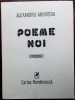 ALEXANDRU ANDRITOIU - POEME NOI (editia princeps, 1984)