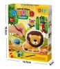 Set Creativ Modelaj Ipsos Animale, Pictura Acuarela, Magnet, 6 ani+