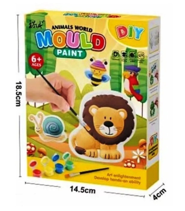 Set creativ modelaj animale din ipsos 6 ani+
