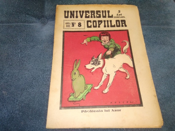 REVISTA UNIVERSUL COPIILOR NR 8 1927