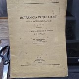 HOTĂRNICIA MOȘIEI DIOȘTI DIN JUDEȚUL ROMANAȚI 1755. Ilie Constantinescu, profesor pensionar și membru al Comisiunii Monumentelor Istorice.