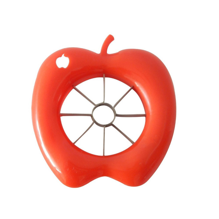 Dispozitiv pentru feliat mere, 6 felii, portocaliu