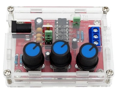 Kit Generator frecventa laborator semnal 1Hz-1Mhz sinus triunghi patrat XR2206 foto