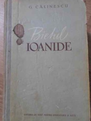 BIETUL IOANIDE-GEORGE CALINESCU-265059 foto