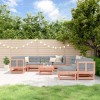 VidaXL Set mobilier relaxare grădină, 10 piese, lemn masiv Douglas 3186569