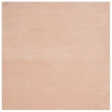 Cumpara ieftin Covor HUARTE, fir scurt, moale si lavabil, roz pudra, 160x160cm