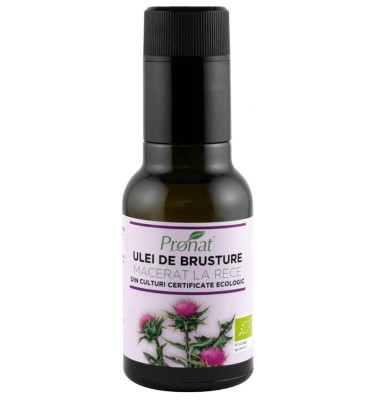 Ulei de Brusture Macerat la Rece Bio 100ml Pronat foto