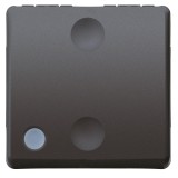 &Icirc;ntrerupător cap scară 2M 10A negru System - GEWISS | GW21589