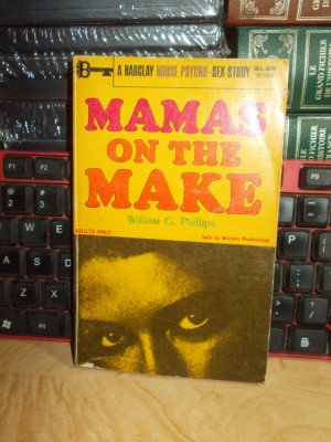 WILLIAM G. PHILLIPS - MAMAS ON THE MAKE , 1969 , ADULTS ONLY , EROTICA * foto