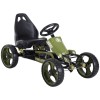 HOMCOM Kart cu Pedale pentru Copii de 3-6 Ani cu Scaun Reglabil și Fr&acirc;nă de M&acirc;nă, 105x54x61 cm, Verde | Aosom Romania