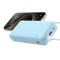 POWER BANK Baseus Airpow, 20000mAh, 20W, 1 x USB; 1 x USB Type-C input/output, total 3A, include cablu USB la USB Type-C de 50cm, albastru, &quot;P10022804