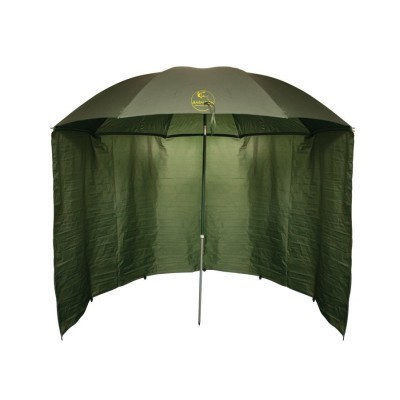 Umbrela cort/ Shelter Baracuda UT25-U3, diametru 250 cm, verde, husa de transport, cuie ancorare foto