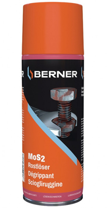 Spray degripant BERNER 415337, cu MoS2, gri/verde, 400 ml