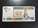 CUBA 5 PESOS 2013 Superbă