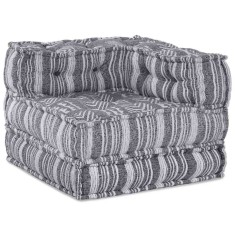 vidaXL Pernă Gri 70 x 70 x 54 cm Poliester