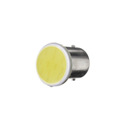 Bec cireasa 3W COB BA15S lumina galbena 12V ( Tip vechi SIMETRIC ) Cod:56266Y-12V Automotive TrustedCars