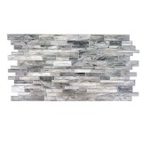 Cumpara ieftin Panou decorativ, PVC, model piatra 3D, nuante gri inchis, 96x48.5 cm, Dms