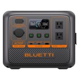 Statie de alimentare portabila Baterie externa, Bluetti Premium 50(AC50P), Negru, Ecran LCD, 700W, 504Wh, LiFePO4, Pana la 1200W, Incarcare Maxima 600