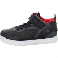 Ghete Copii Skechers HI S Lights Merrox 90613LBKRD foto