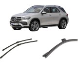 Cumpara ieftin Set 3 stergatoare MERCEDES-BENZ GLE (V167) din 2018-2023, pentru parbriz si luneta fata si spate auto, Bosch Aerotwin-Aerotwin, din cauciuc siliconat