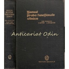 Manual De Probe Functionale Clinice - Arthur Gitter - Tiraj: 5145 Exemplare