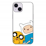 Husa compatibila cu Apple iPhone 14 Silicon Gel Tpu Model Finn and Jake Tongues