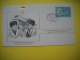 HOPCT PLIC FDC S NR 1040 ROMANIA -ISTORIA AVIATIEI -FAI -FEDERATIA AERONAUTICA INTERNATIONALA 1978-AVION / AVIATIE