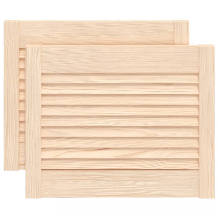 Usi de dulap design lambriu 2 buc. 39,5x49,4 cm lemn masiv pin