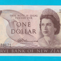 Noua Zeelanda 1 Dollar 1967 'Pasarea evantai' UNC serie: IJ 339671