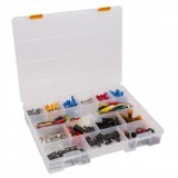 Organizator 14 compartimente fixe din plastic pentru stocare 323x245x50mm