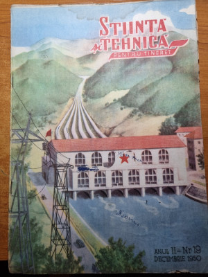 stiinta si tehnica pentru tineret decembrie 1950-locomotiva electrica foto