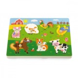 Puzzle Viga, cu sunete, Animale