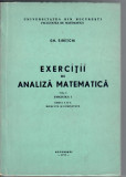 EXercitii de analiza matematica, Gh. Siretchi