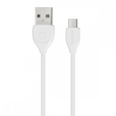 Cablu Date &amp; Incarcare MicroUSB (Alb) RC-050 REMAX