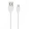 Cablu Date &amp; Incarcare MicroUSB (Alb) RC-050 REMAX