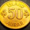 Moneda 50 AURAR - ISLANDA, anul 1971 * cod 3868 B = UNC DIN FASIC!
