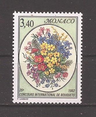 Monaco 1992 - Cea de-a 25-a expoziție de flori de la Monte Carlo, MNH