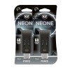 Pachet 2 x Odorizant auto grila ventilatie Puf-Puf K2 Neone Raw Force