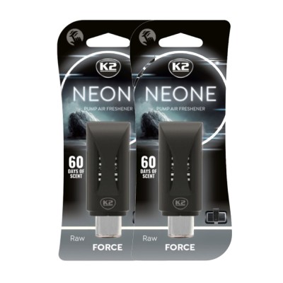Pachet 2 x Odorizant auto grila ventilatie Puf-Puf K2 Neone Raw Force foto