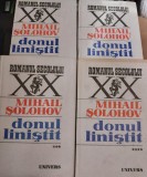 DONUL LINISTIT Mihail Solohov VOLUMELE 1,2,3,4 STARE F BUNA !!!!!
