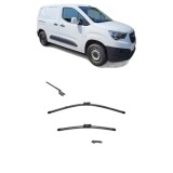 Cumpara ieftin Set stergatoare OPEL COMBO Box Body/MPV (K9) 2018-2021, pentru parbriz, Valeo Silencio