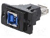 Conector {{Tip conector}}, versiune USB 3.0, {{Orientare spa&amp;#355;iala}}, CLIFF - CP30706NMB