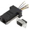 Adaptor D-Sub 9pin tată la RJ45 soclu