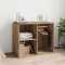 vidaXL Dulap de toaletă Stejar artizanal 80x40x65 cm Lemn prelucrat 857032
