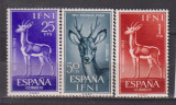 IFNI 1964 FAUNA MI. 232-234 MNH, Nestampilat