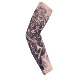 Maneca tatuaj temporar Ventoo&reg;, print 3D, cu protectie solara pentru brate, marime universala, unisex, model