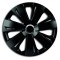 Set capace roti 15` negre cu inel cromat energy 4buc