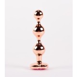Dop Anal Cu Bijuterie Secret Shine Booty Call L, Metalic, 14 cm